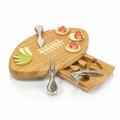 Quarterback Deluxe Cheese/Cutting Board with Wine & Cheese Tools